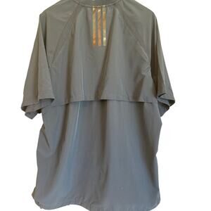 Adidas Men’s Batting Jacket Navy Blue Triple Stripe Size L